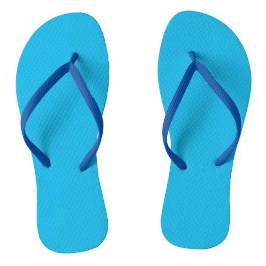 Blue Modern Minimalistisch Badesandalen (Fußbett)