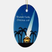 Blue Modern Nativity Weihnachtsschmuck (Rechts)