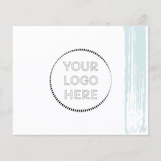 Blue Modern Online Store Small Business Vielen Dan Flyer (Hinten)