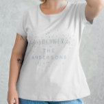 Blue Modern Rainbow and stars White Baby Dusche T-Shirt<br><div class="desc">Die atemberaubende Rainbow Stars Baby Shower Collection, eine magische und bezaubernde Art, die bevorstehende Ankunft Ihres kleinen Freudenbündels zu feiern! Diese wunderbare Kollektion ist so konzipiert, dass sie eine skurrile Atmosphäre mit Freude und Wunder schafft und einen bleibenden Eindruck bei allen Gästen verlasse. 🌈 ✨ My Rainbow Stars Baby Shower...</div>