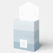 Blue Modern Wedding Geschenkschachtel (Geöffnet)