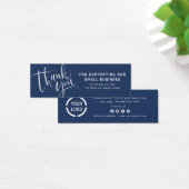 Blue moderne Skript Logo-Geschäft Vielen Dank einf (Schreibtisch)