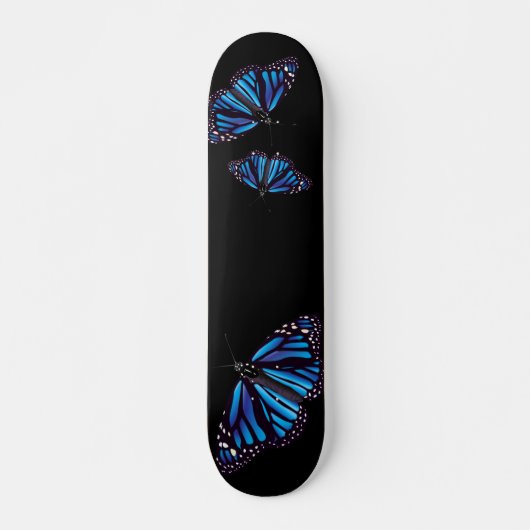 Blue Monarch Butterfells Skateboard (Vorne)