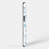 Blue Monogram Beachy Phone Case iPhone Hülle (Rechte Seite)