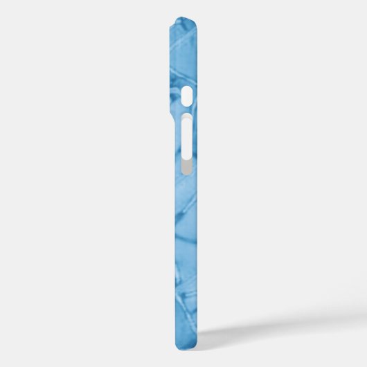 Blue Monogram Case-Mate iPhone Hülle (Rückseite / Links)