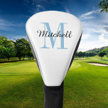 Blue Monogram Initial and Name Personalisiert Golf Headcover<br><div class="desc">Maßgeschneiderte,  mit Ihrem Namen und Monogramm personalisierte,  bedruckte Golf-Kopfbedeckung. Verwenden Sie die Designtools,  um eine beliebige Hintergrundfarbe auszuwählen,  Schriftart und Farben zu bearbeiten oder eigene Fotos hochzuladen,  um ein einzigartiges Geschenk für Ihren Lieblingsgolfer zu kreieren.</div>