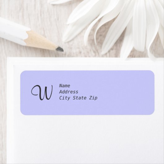 Blue Monogram Label (Insitu)