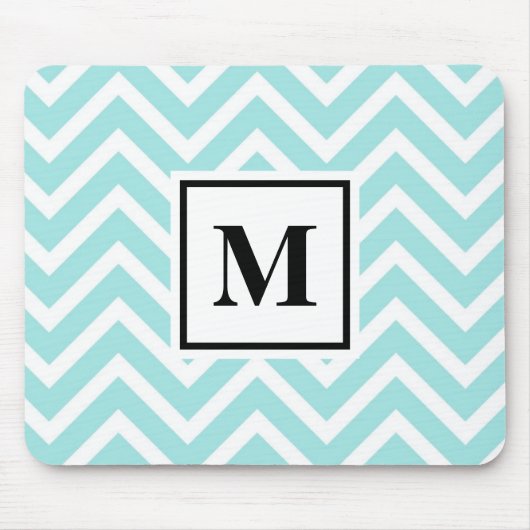 Blue Monogram Mousepad (Vorne)