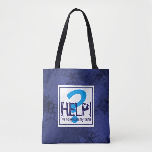Blue Monogram Parody Tasche (Vorderseite)