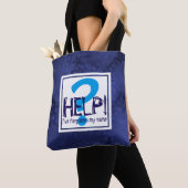 Blue Monogram Parody Tasche (Von Nahem)