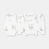 Blue Monogram Wappen Peter the Rabbit Baby Dusche Geschenkschachtel (Ungefaltet)