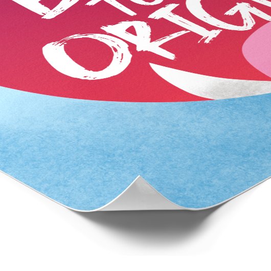 Blue Monster Boys Room Poster (Ecke)