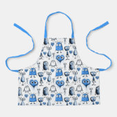 Blue Monster Children's Schürze (Vorderseite)