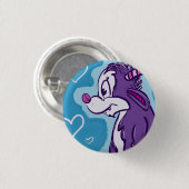 Blue Monster Thingy Button (Vorne & Hinten)