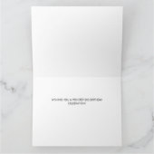 Blue Monster Truck Extra Large Birthday Card Karte (Innenseite)