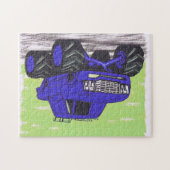 Blue Monster Truck Puzzle (Horizontal)