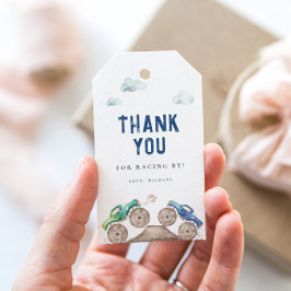 Blue Monster Trucks Geburtstag Geschenkanhänger