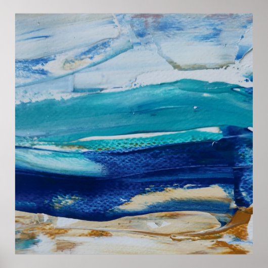 Blue Monticelli Arte lámina  Poster (Vorne)