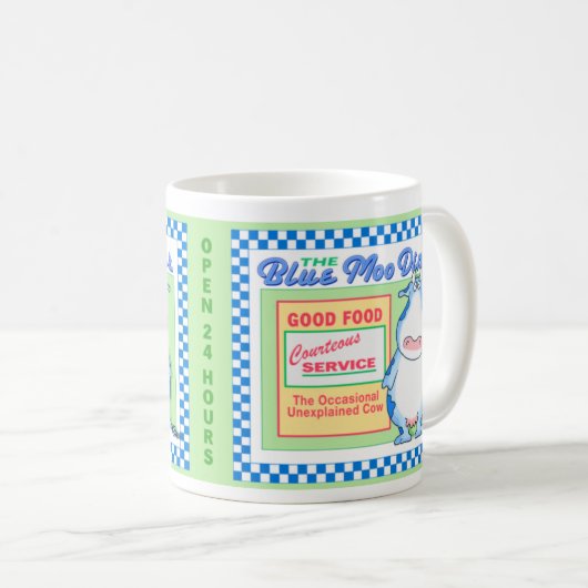 BLUE MOO DINER Boynton Kaffeetasse (VorderseiteRechts)