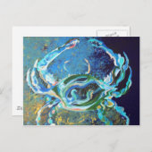 Blue Moods Postkarte (Vorne/Hinten)