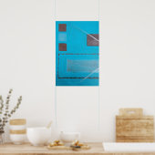 Blue Moon 1/3 Poster (Küche)