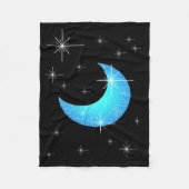 Blue Moon Baby Blanket Fleecedecke (Vorderseite)
