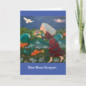 Blue Moon Bouquet Karte (Vorderseite)