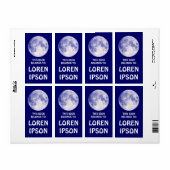 Blue Moon - Buchungsplatte (Vorne)