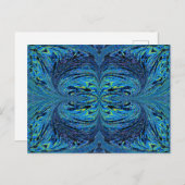 Blue Moon Butterfly Postkarte (Vorne/Hinten)