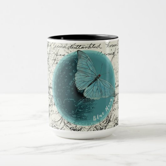 Blue Moon Butterfly Tasse (Zentrum)