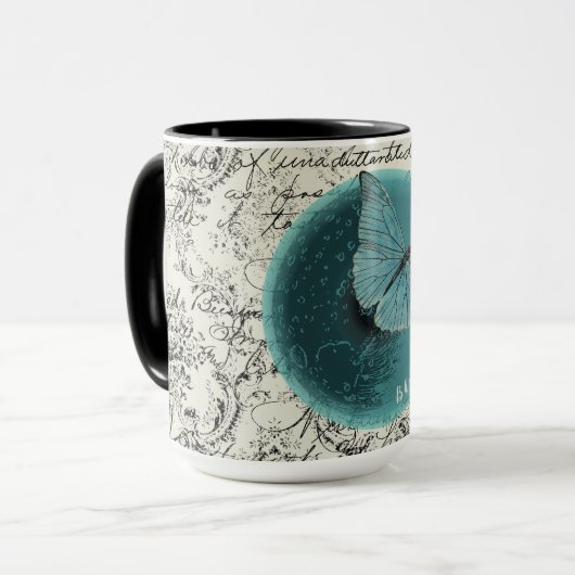 Blue Moon Butterfly Tasse (Vorderseite Links)