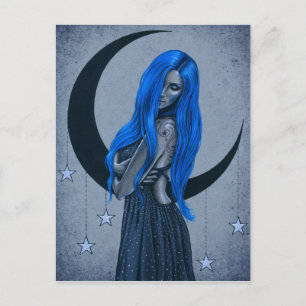 Blue Moon Celestie Fantasy Postcard Postkarte