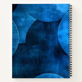 Blue Moon Circles Notizblock (Rückseite)