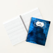 Blue Moon Circles Notizblock (Innenseite)