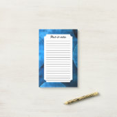 Blue Moon Circles Post-it Klebezettel (Auf Schreibtisch)