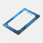 Blue Moon Circles Post-it Klebezettel (angewinkelt)