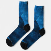 Blue Moon Circles Socken (Linkes Detail)