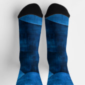 Blue Moon Circles Socken (Oben)