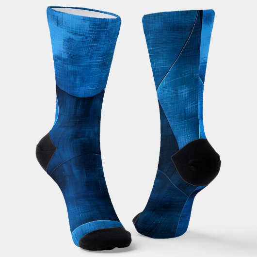 Blue Moon Circles Socken (Gewinkelt)