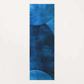 Blue Moon Circles Yogamatte (Vorderseite)