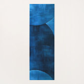 Blue Moon Circles Yogamatte (Rückseite)