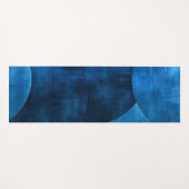 Blue Moon Circles Yogamatte (Vorderseite (Horizontal))