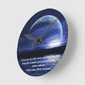 blue moon clock runde wanduhr (Winkel)