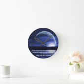 blue moon clock runde wanduhr (Zuhause)