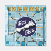 Blue Moon Clock Tower Magnet (Vorne)