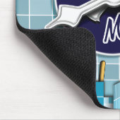 Blue Moon Clock Tower Mousepad (Ecke)