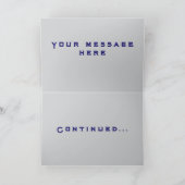 Blue Moon Dankeskarte (Innenseite)