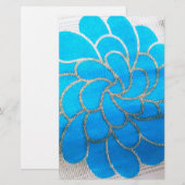 Blue Moon Design Briefpapier (Vorne/Hinten)