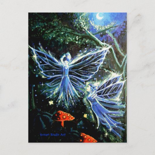 Blue Moon Fee - Postkarte (Vorderseite)