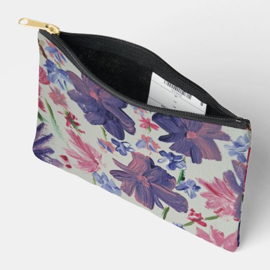Blue Moon Floral Accessory Pouch Zubehörtasche (Offen)